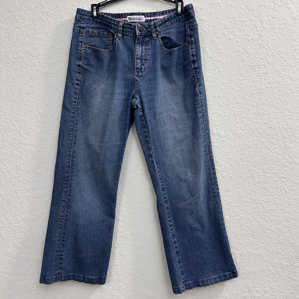 Lee Vintage 2000s/ Y2K Woman's Straight Leg Jeans Denim Mid Waist Size: 9 - 10